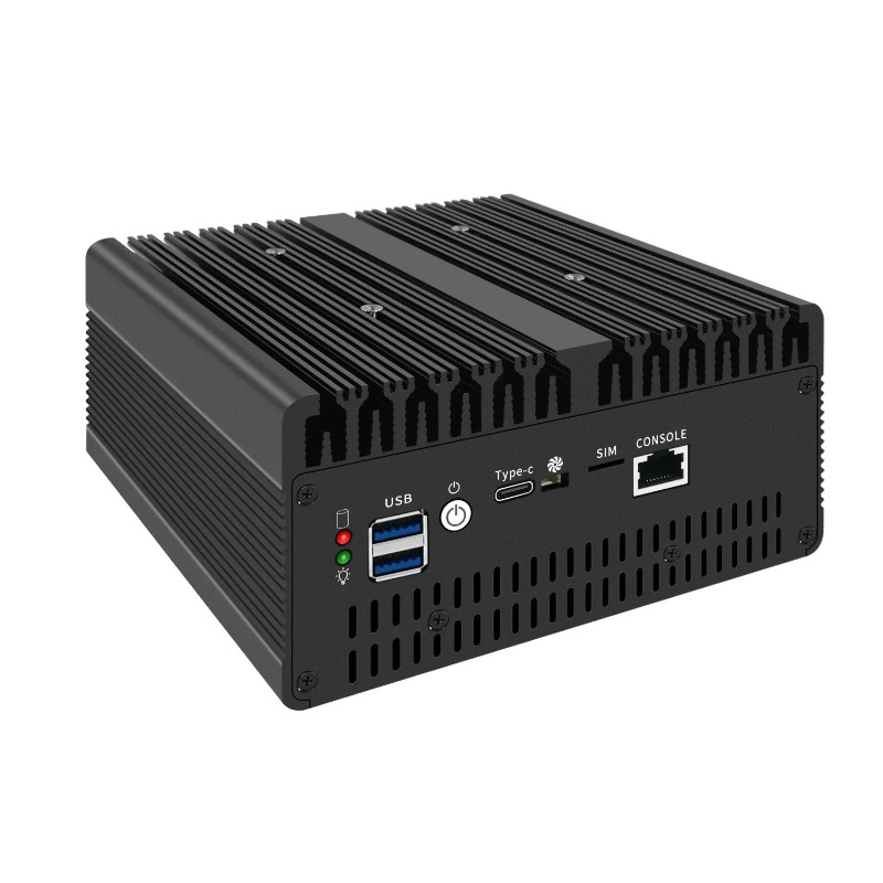 كمبيوتر مصغر بدون مروحة بمعالج - مراجعة Pfsense Firewall Router 2.5G 4 I226 وسعره