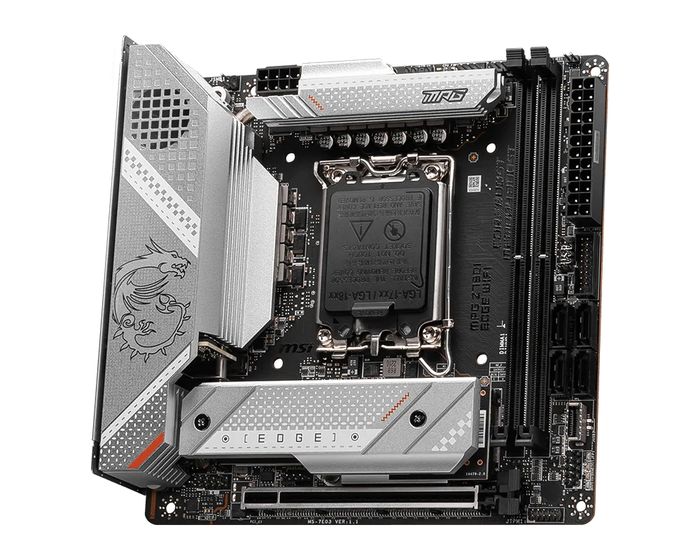 لوحة أم MSI MPG Z790I EDGE WIF - مراجعة Lga1700 Itx Motherboard Ddr5 وسعره